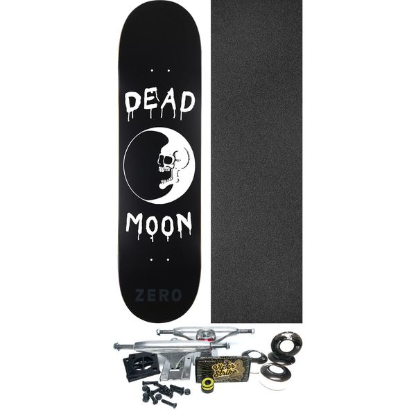 Zero Skateboards Dead Moon OG Skateboard Deck - 8.5" x 32.3" - Complete Skateboard Bundle